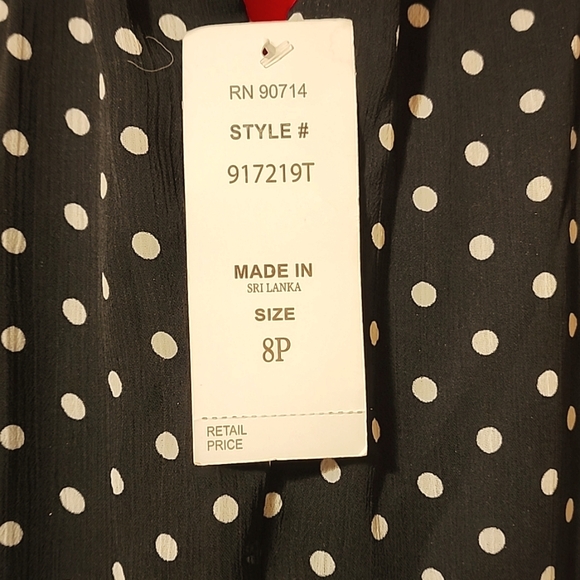 DARLING POLKADOT CHIFFON DRESS - Picture 7 of 7